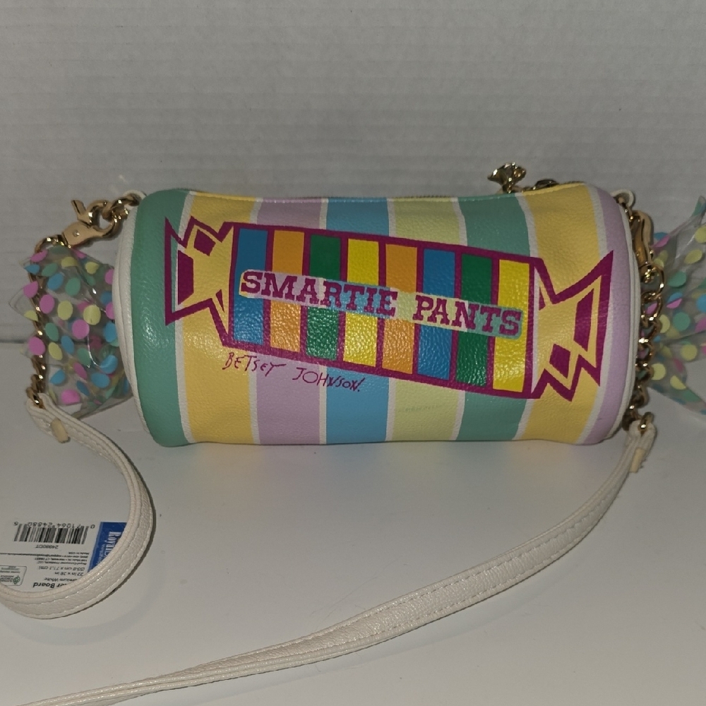 Betsey Johnson Smartie Pants Candy Roll Crossbody Bag - Picture 6 of 11